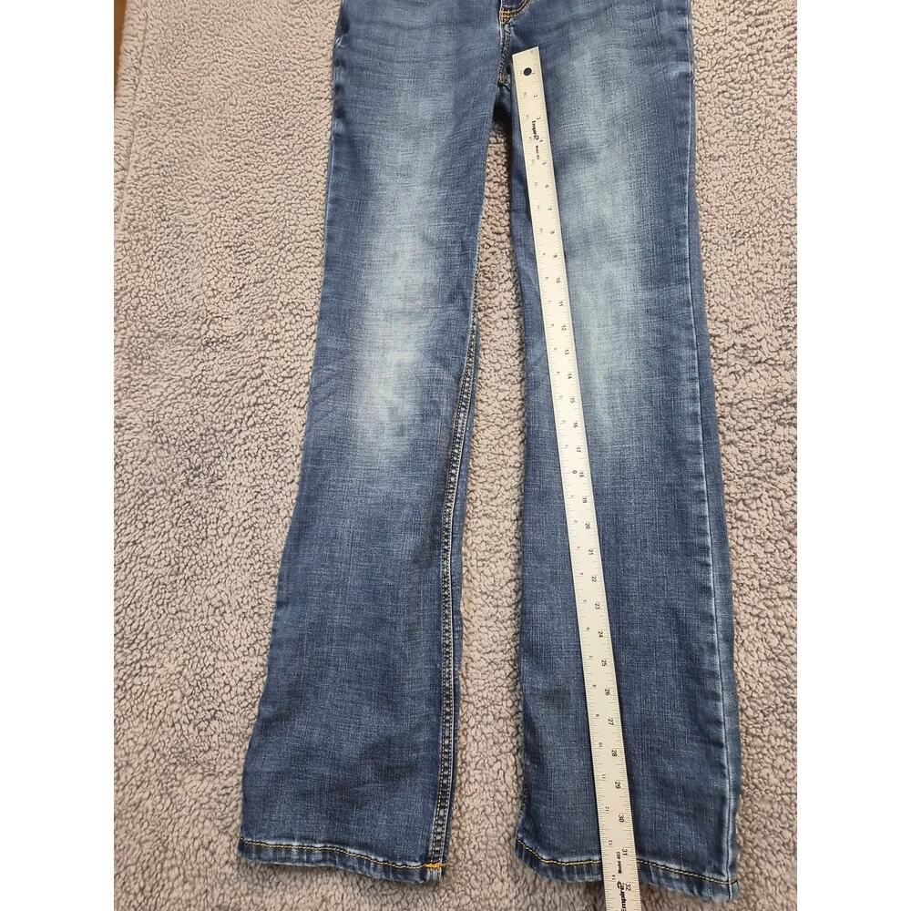 Wrangler Jeans Women's Size 0x34 Dark Blue Boot Cut 09MWZMS (0777) - Picture 7 of 11